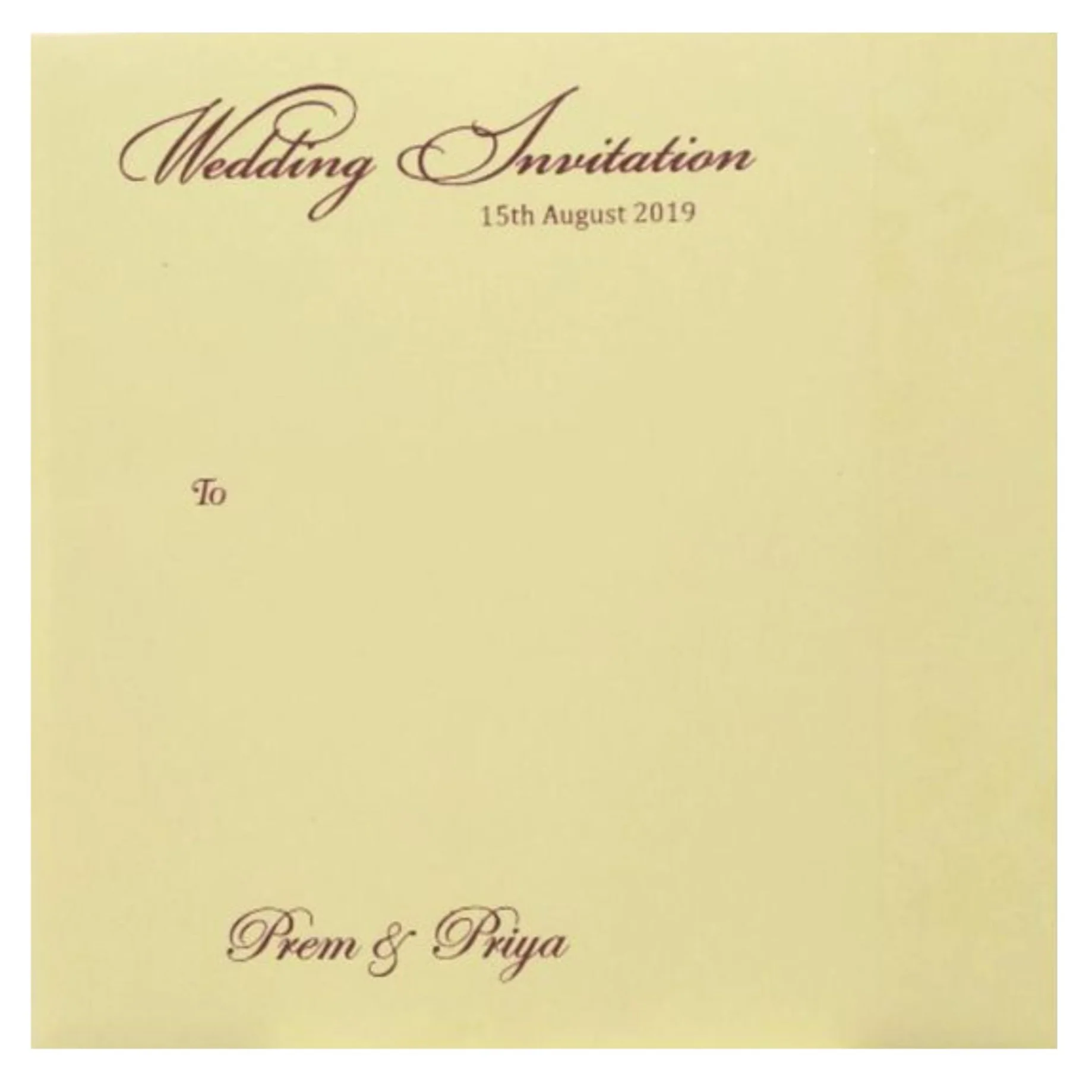 Alluring Floral Theme With Gold Foiling Wedding Card - KND8005C - Image 4