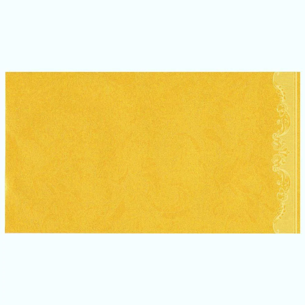 Alluring Gold Shading With Floral Border Wedding Card-KNK1716 - Image 4