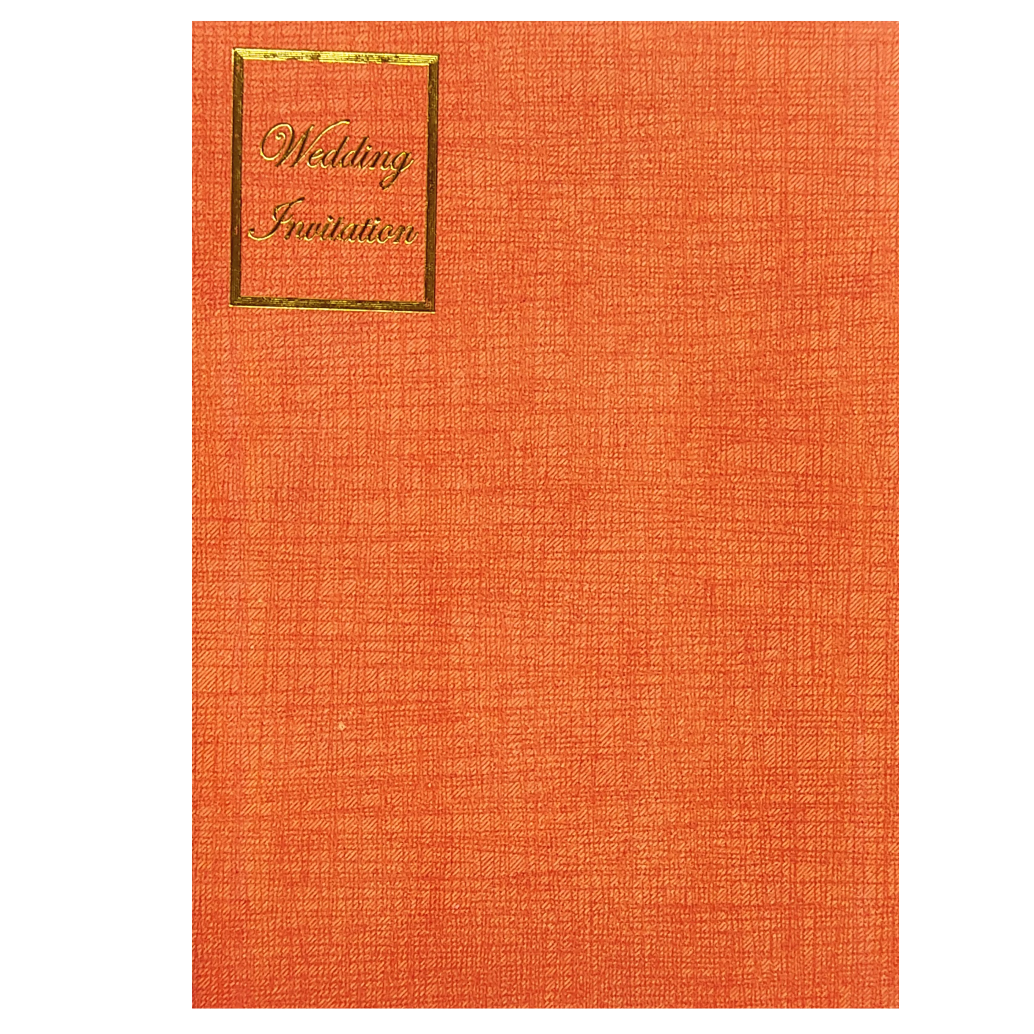 Red Laser Cut Wedding Invitation With A Gold Touch-KNK30651 - Image 4