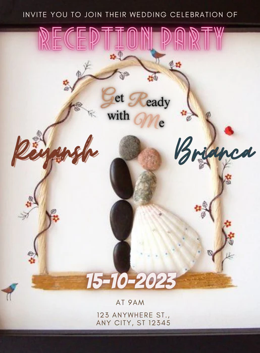 Arch Shell Reception Party Invitation-AARPI024 - Image 2