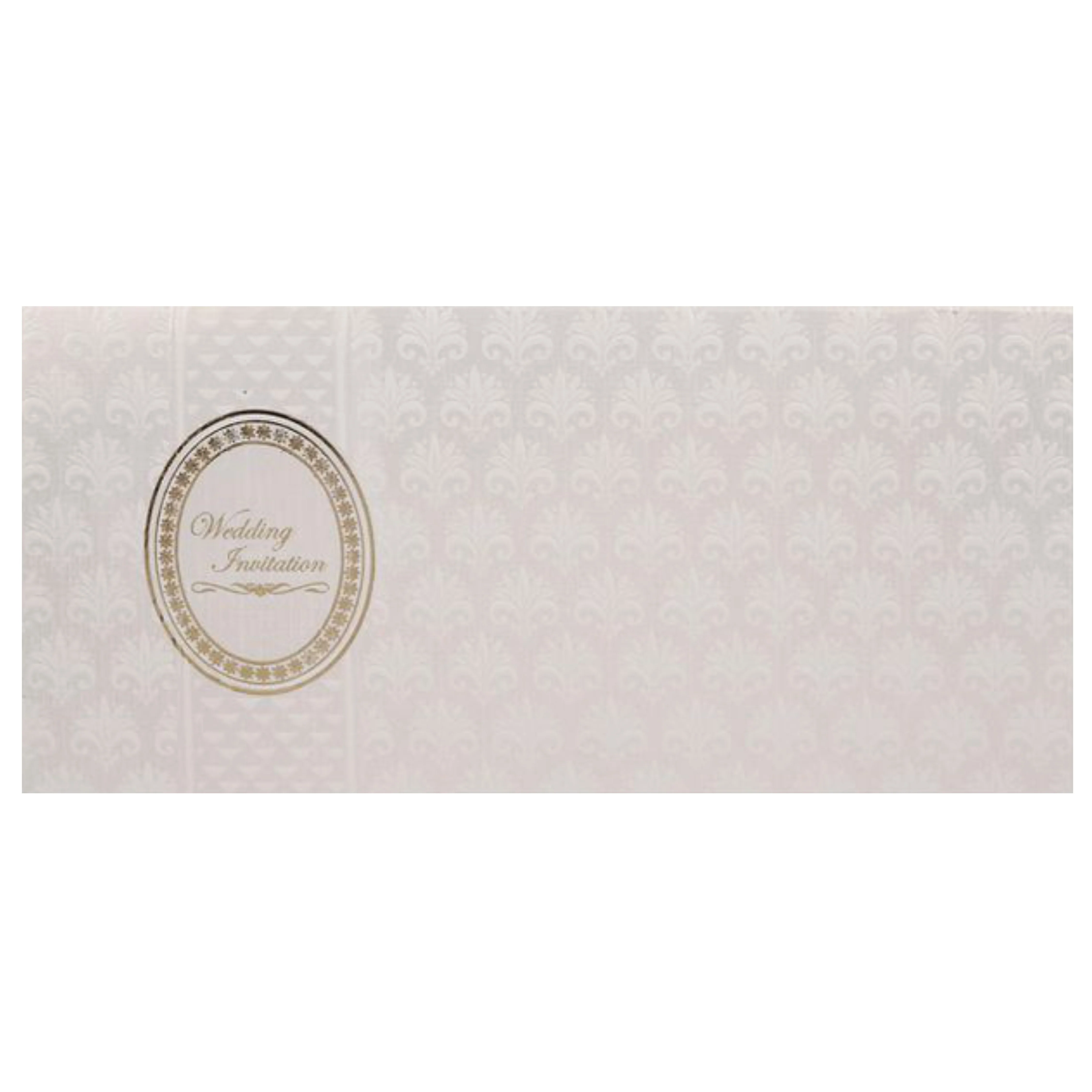 Beautiful Bloom Theme With Gold Foiling Wedding Card - KNK2775 - Image 3