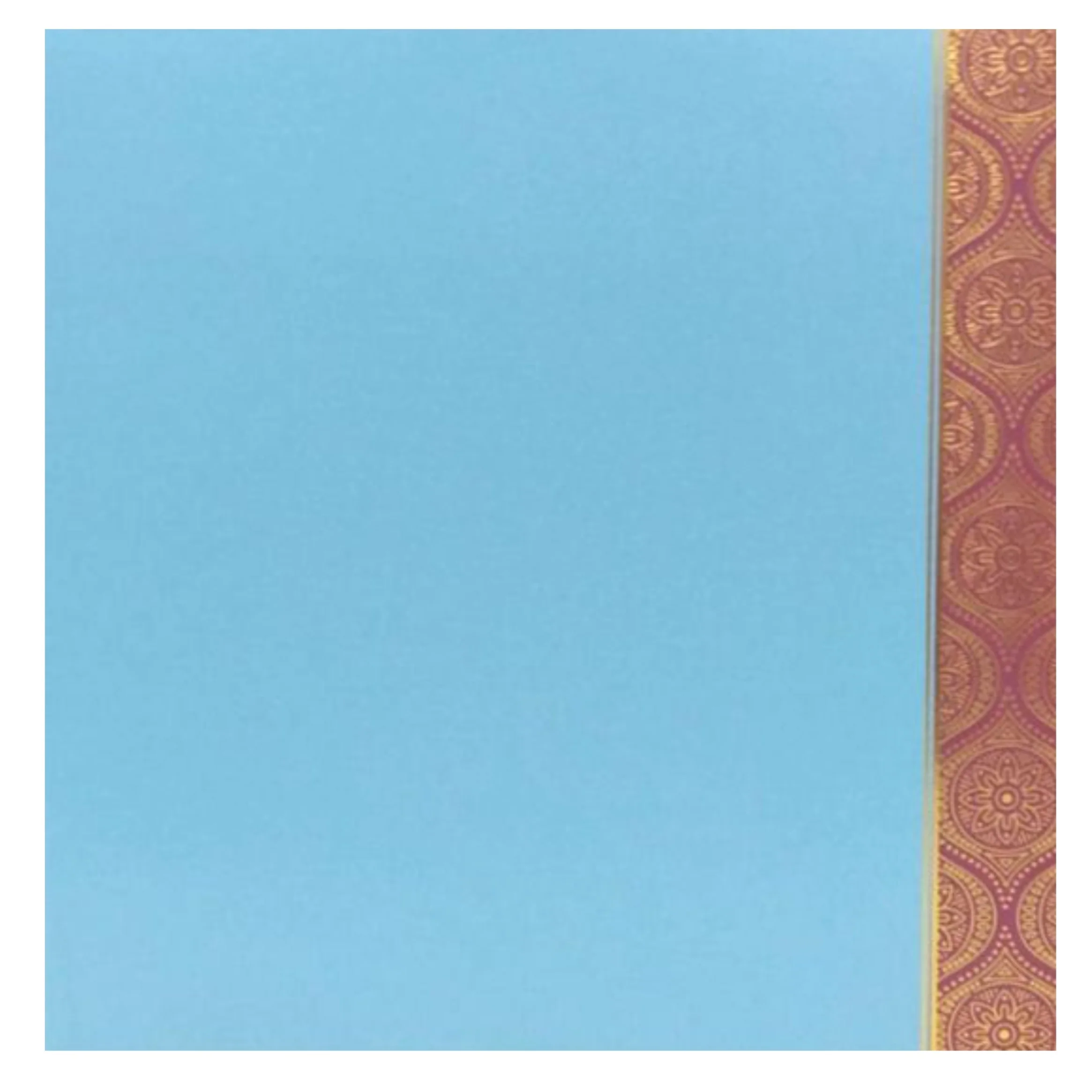 Beautiful Blue Shading With Ganesha Design wedding Card - KNK30363 - Image 4