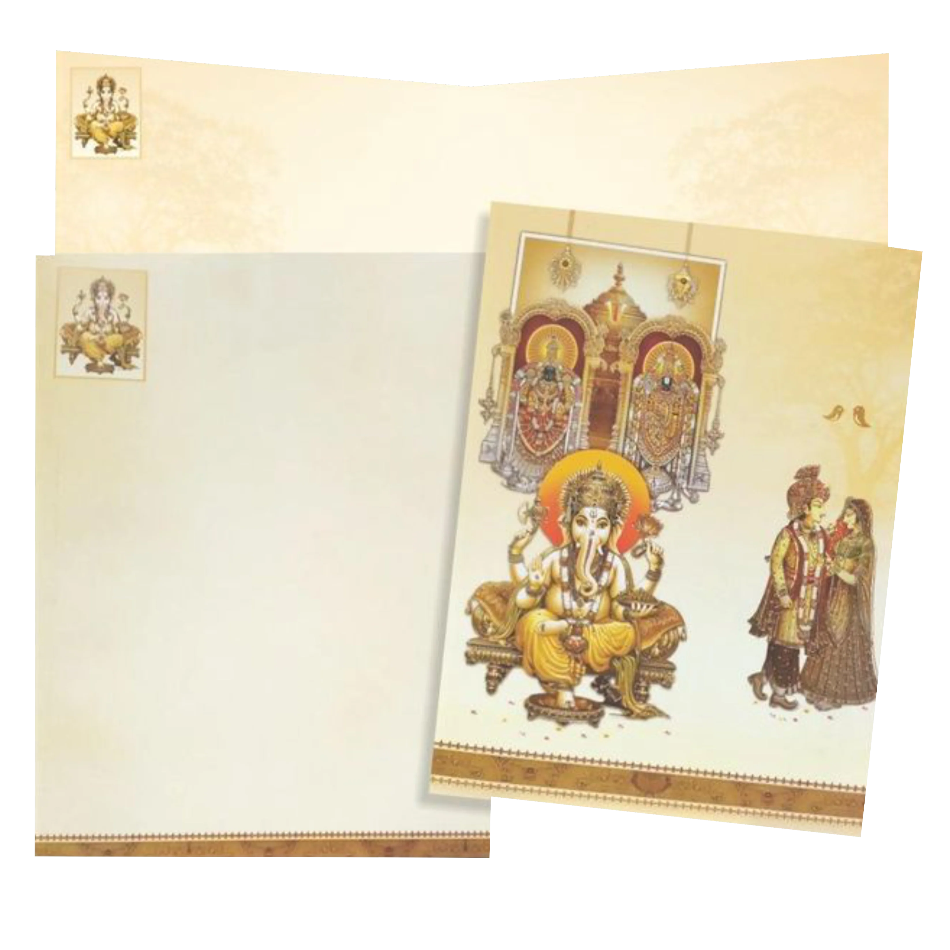 Yellow Offset Jumbo Invitation-KNKJ1082