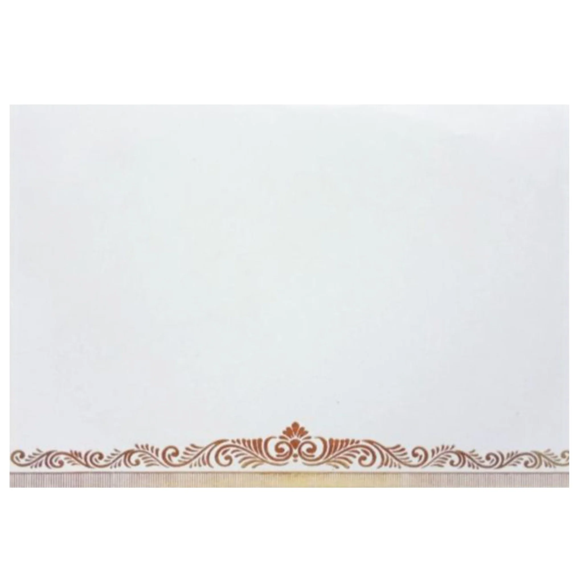 Beautiful Drum Shaped Brown Shaded Personal Wedding Card - KNHM808G - Image 3