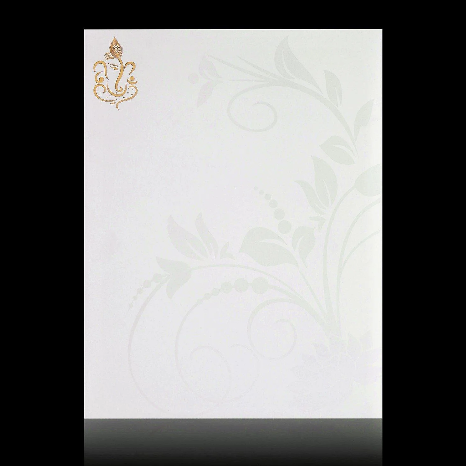Beautiful Red Floral Theme Wedding Card - KNK3145 - Image 4