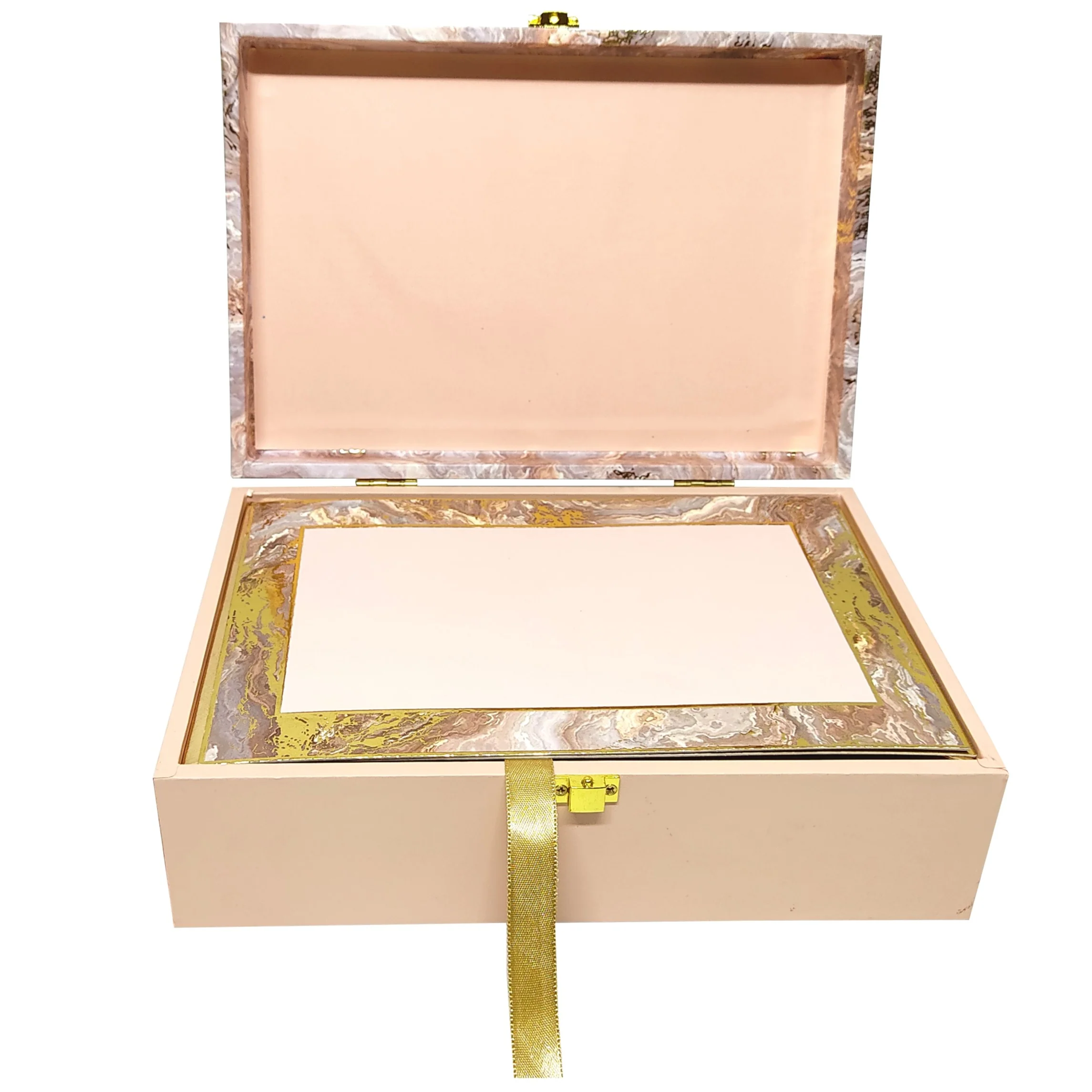 Beige Modern Box Invitation-KBX0302 - Image 2
