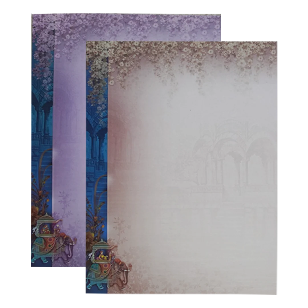 Blue Door Bride Groom Wedding Card Design-KAC05190 - Image 5