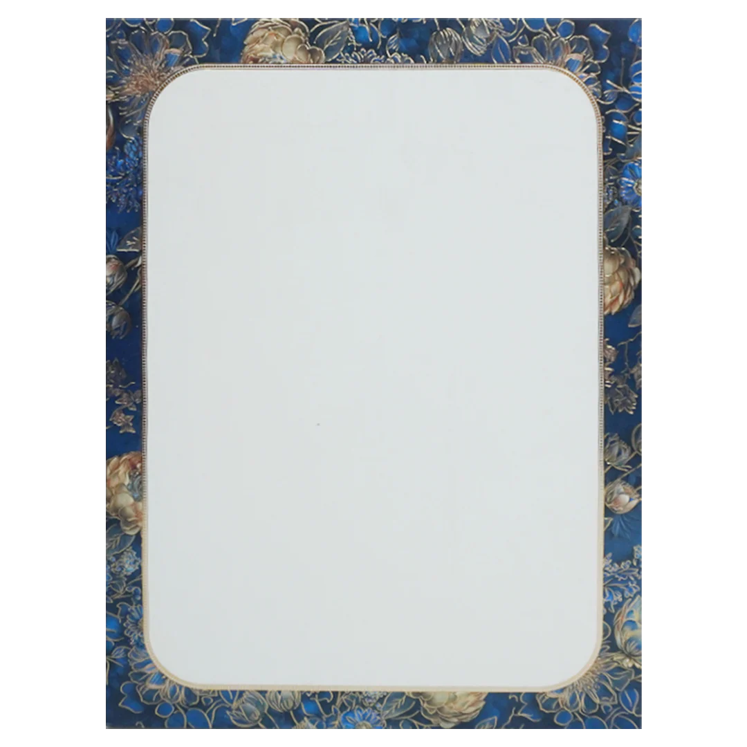 Blue Floral Door Wedding Card Design-KAC05180 - Image 4