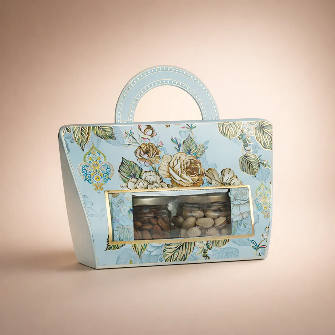 Blue Floral Return Gift Hamper-GNBT9414 - Image 2