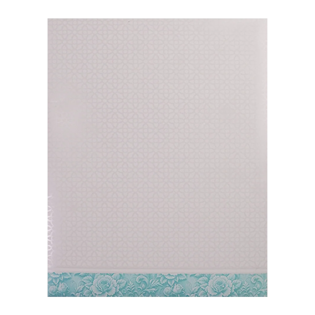 Blue Ganesha Floral Embossed Wedding Card-KNJS2087B - Image 4