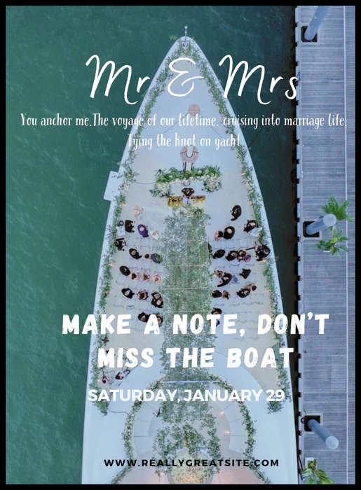 Blue Boat Destination Theme Invitation-AADTI005 - Image 2