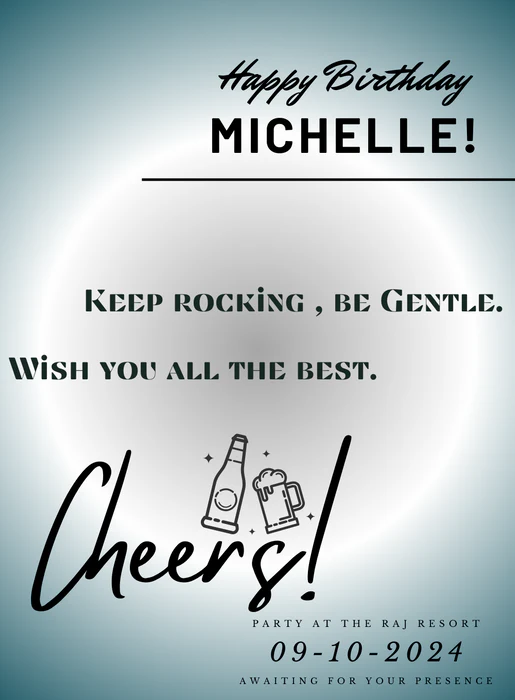 Blue Cheers Birthday cards for him-AABCH013 - Image 2