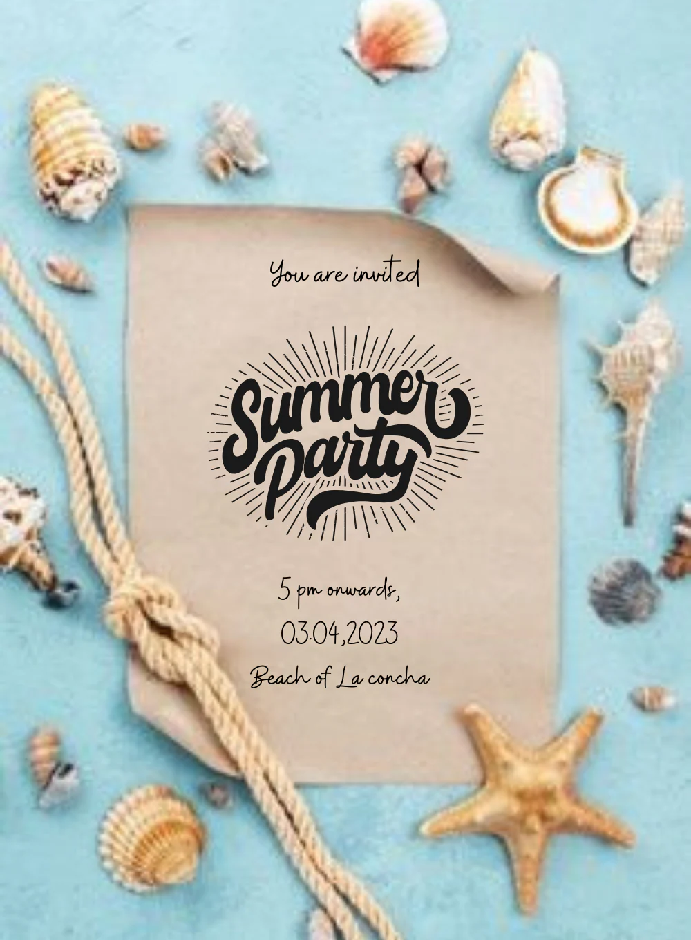 Blue Starfish Beach Party-AABEP009