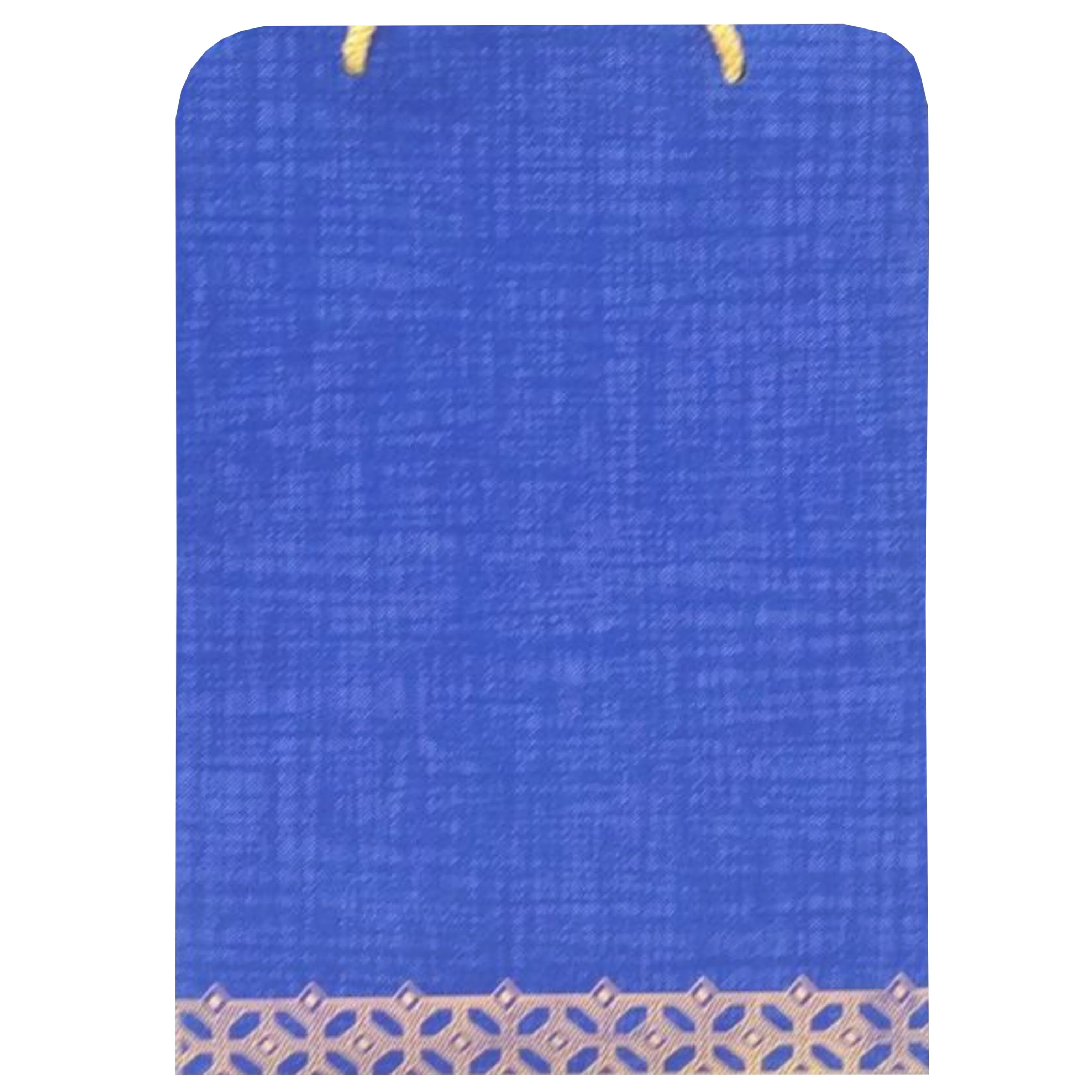Bright Blue Shading With Cut Design Bag Type Wedding Card-KNCA203B - Image 4