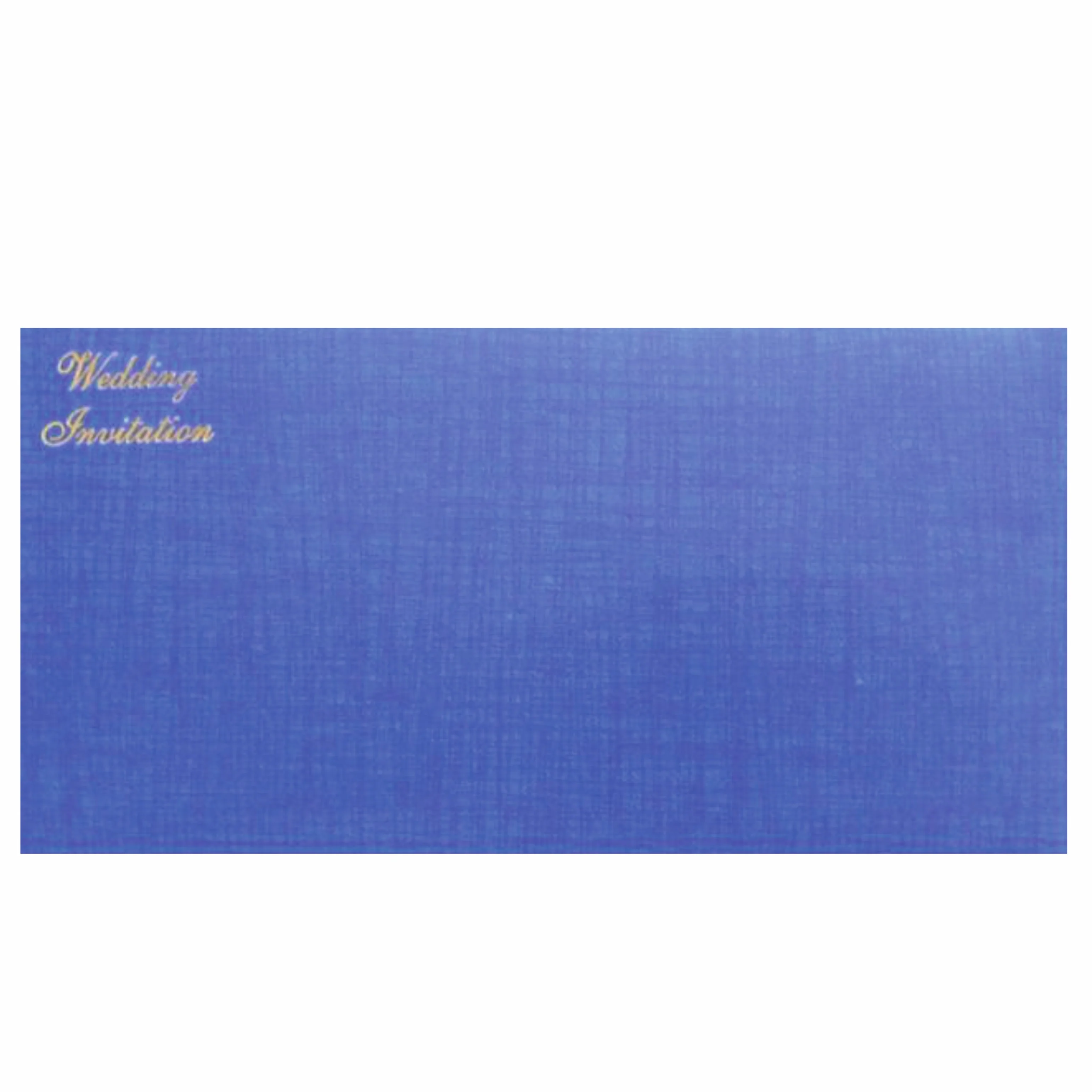 Bright Blue Shading with Wolly Cut Design Wedding Card-KNW20111 - Image 4