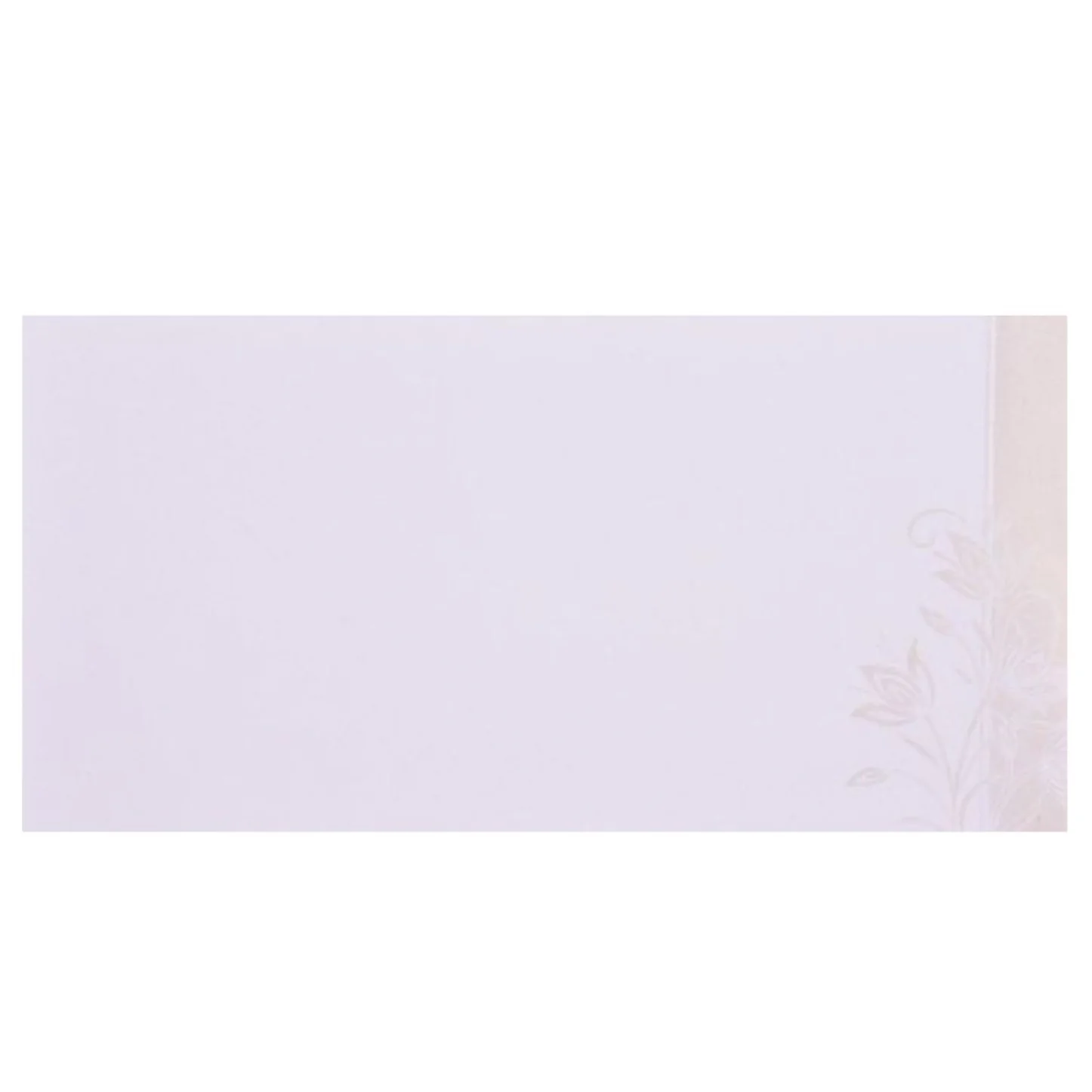 Classic Gold Foiling Ganesha With White Shading Wedding Card - KNKSB021 - Image 4