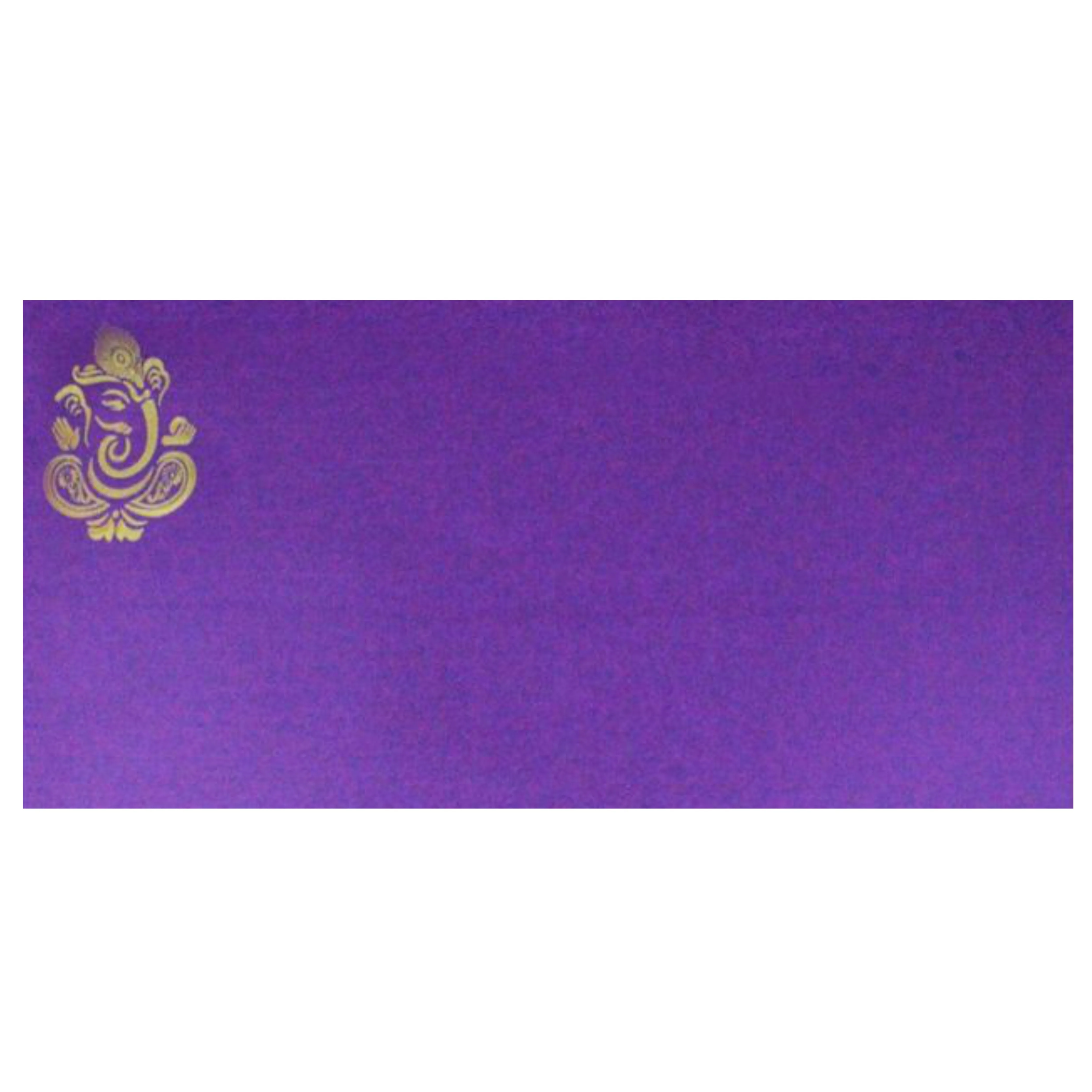 Violet Ganesha Invitation Card-KNK20051 - Image 3