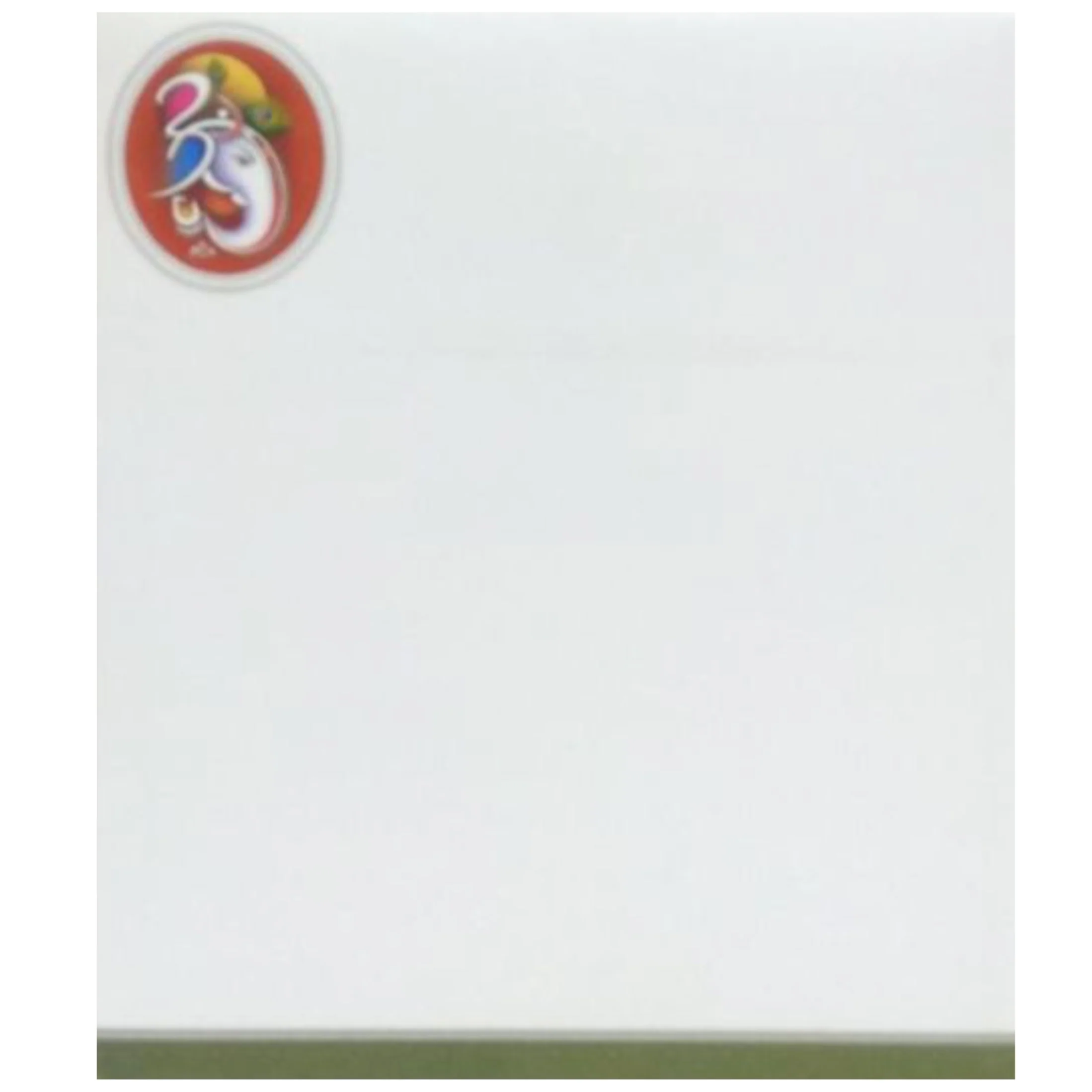 White Shiva Parvathi Invitation-KNK2833 - Image 4