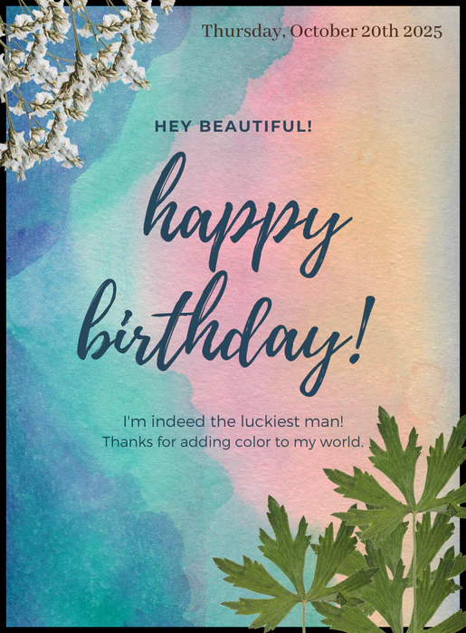 Colorful Birthday cards for her-AABCS013 - Image 2