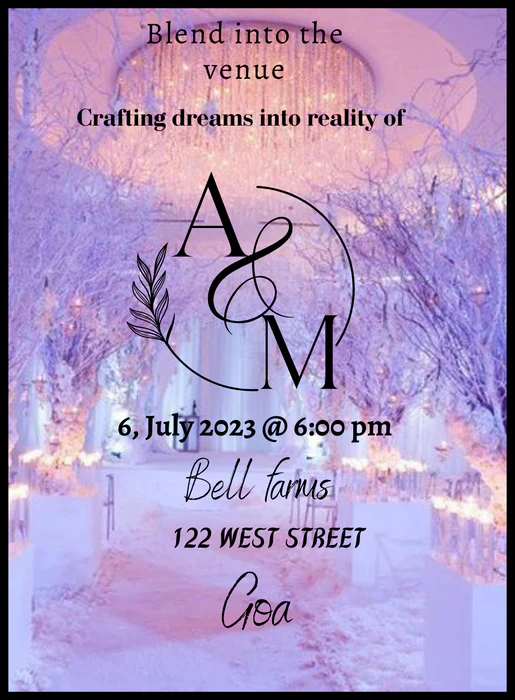 Colorful Crafting Destination Theme Invitation-AADTI003 - Image 2