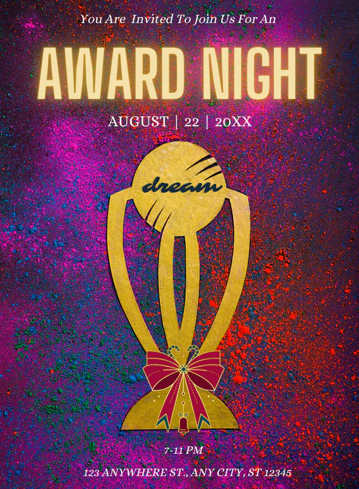 Colourful Trophy Awards Ceremony-AAONY001 - Image 2