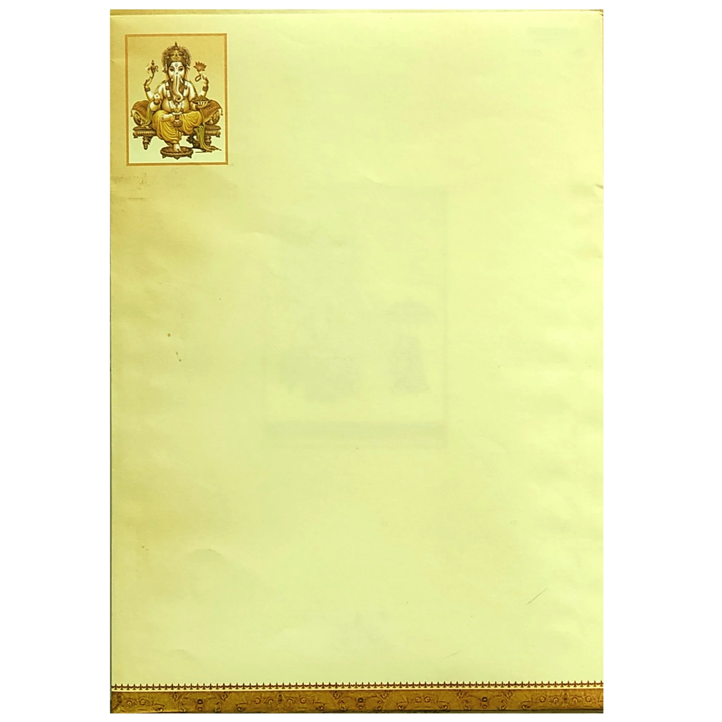 Cream Balaji Padmavathi Wedding Card-KNEP1605 - Image 4