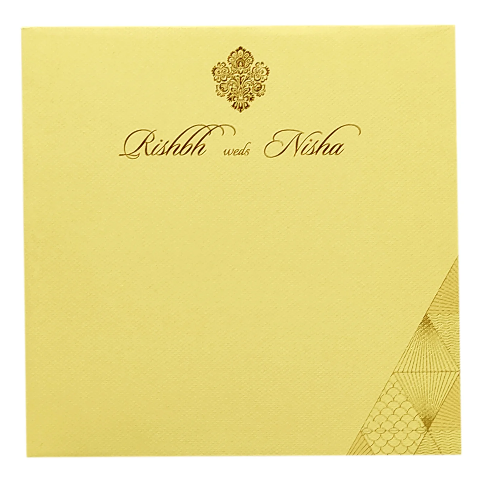 Cream Geometric Design Invitation Card-KRC29492 - Image 4