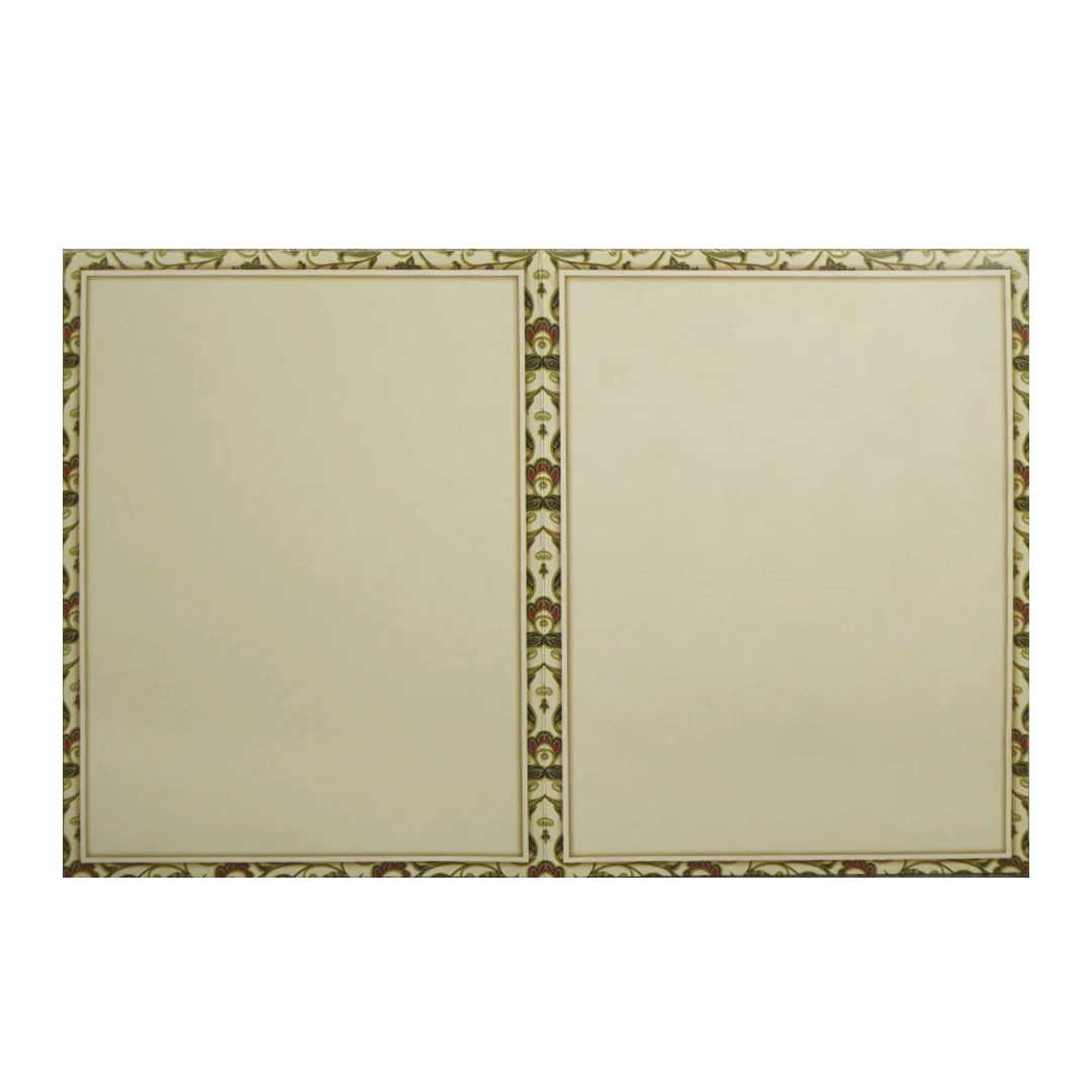 Cream Pattern Wedding Card-KNKN6315 - Image 5