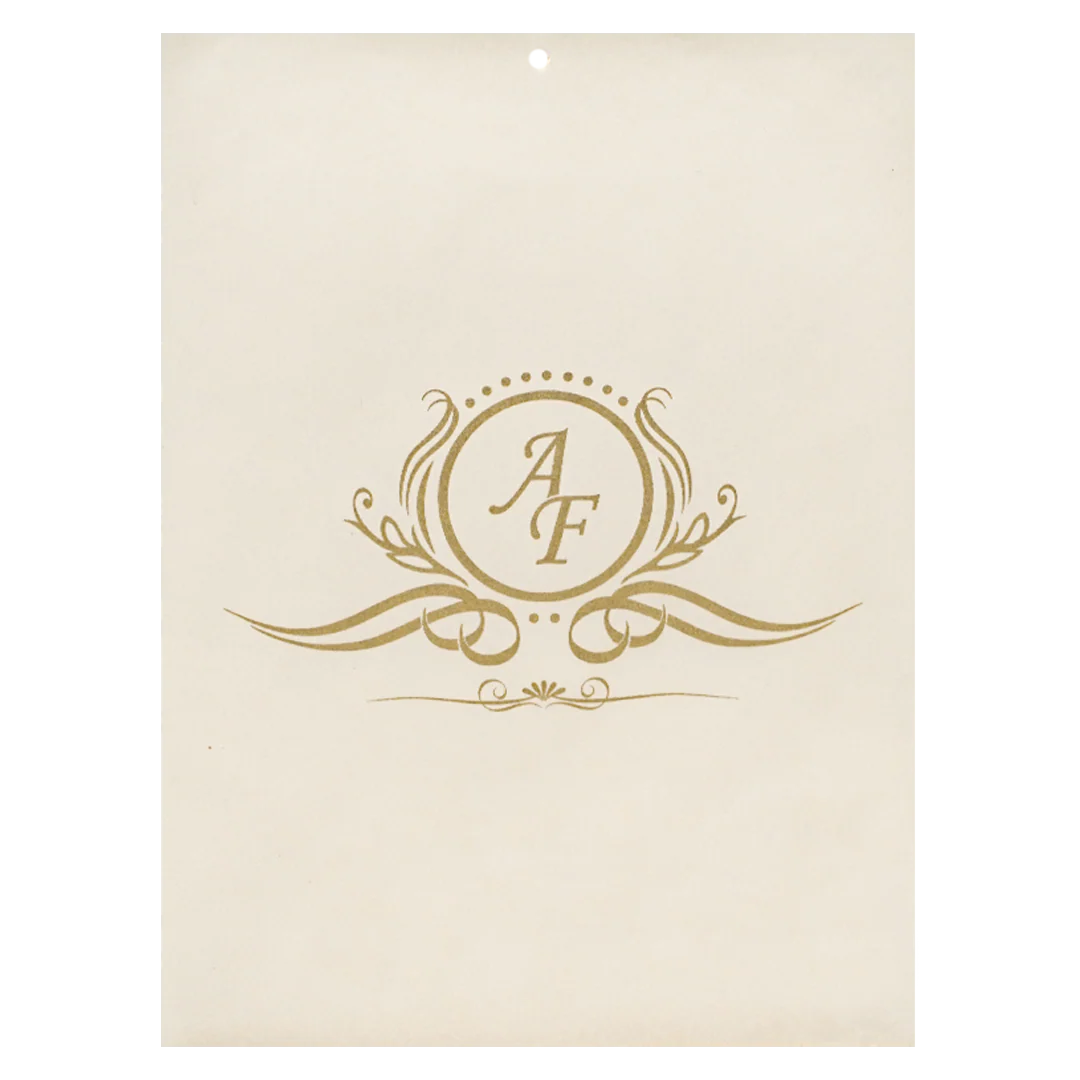 Cream Pink Floral Laser Cut Wedding Card-KVN06350 - Image 4