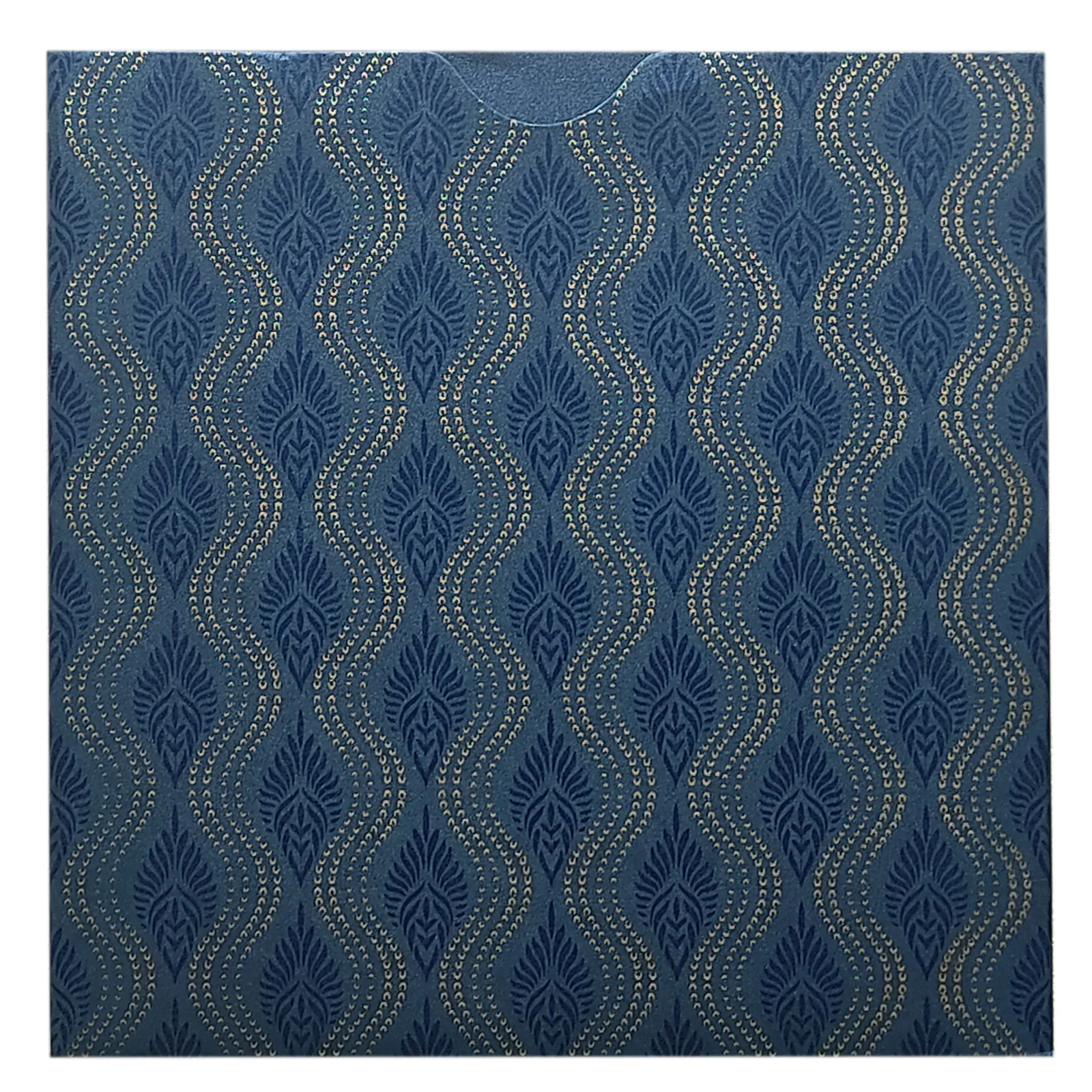 Dark Blue Pattern Design Invitation-KRC29241 - Image 4