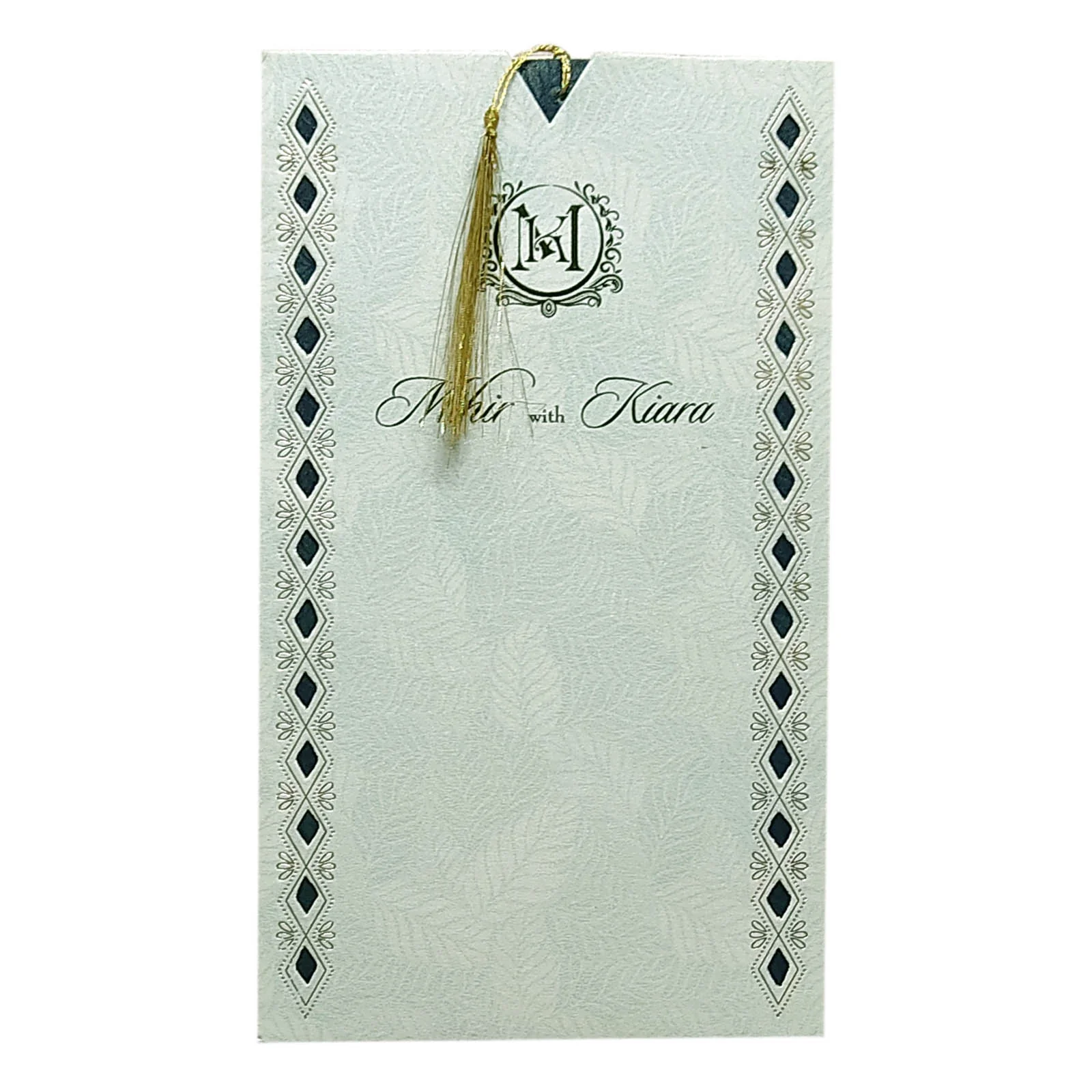 Dark Blue Single Sheet Invitation-KRCS6461 - Image 3