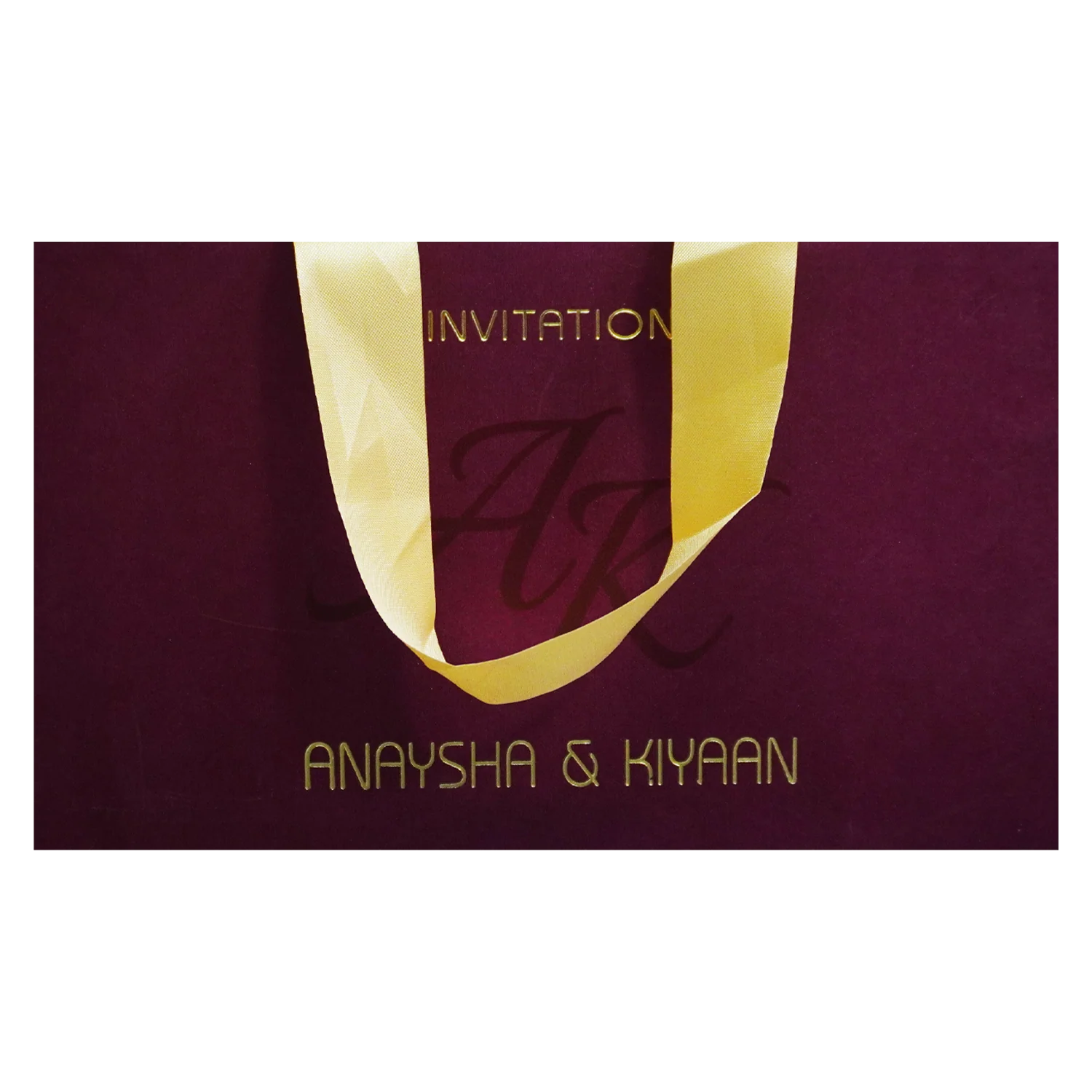 Dark Raspberry Luxury Wedding Box-KRC30570 - Image 4