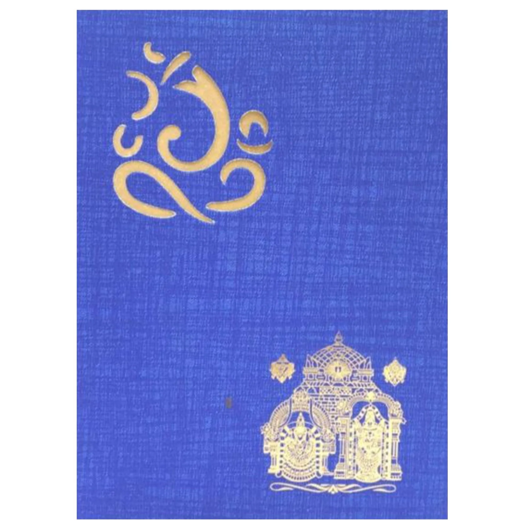 Blue Balaji Padmavathi With Die Cut Ganesha-KNCPC503 - Image 3