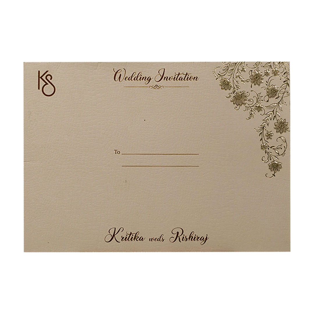 Dusty Pink Gold Ornate Wedding Card-KSI64760 - Image 4