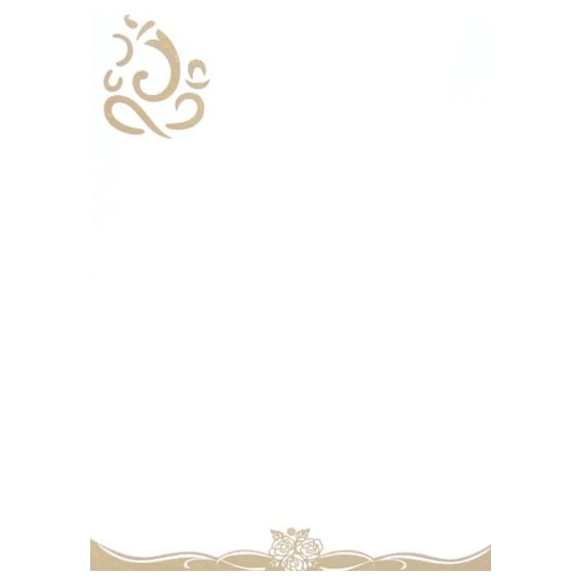 Elegant Blue Shading With Cut Ganesha Wedding Card-KNCPC502 - Image 4