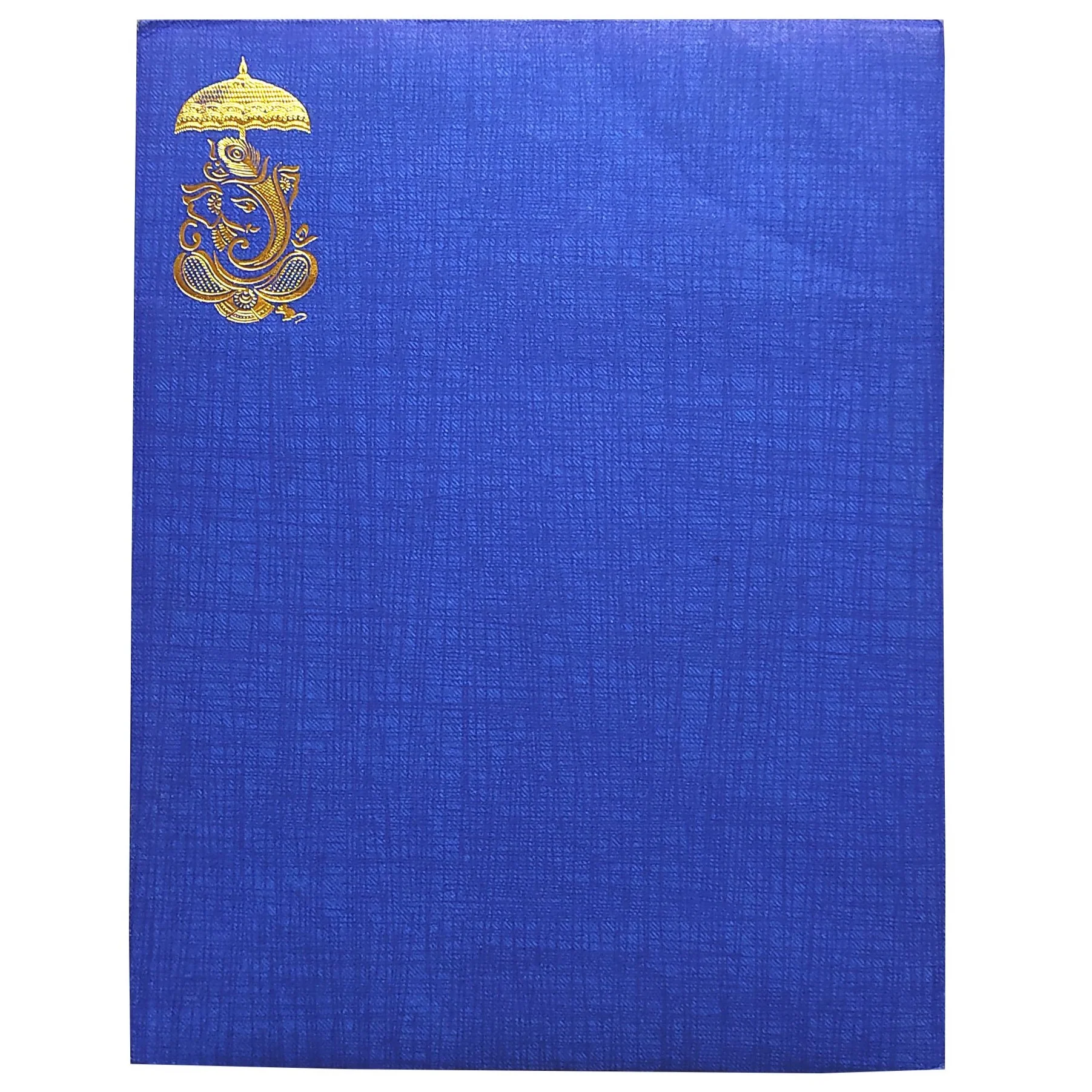 Elegant Blue Shading With Laser Cut Wedding Card - KNK50070 - Image 4