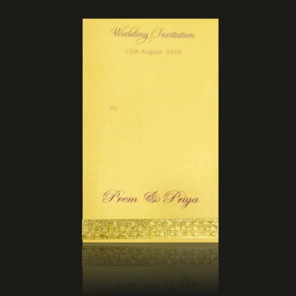 Orange Single Sheet Invitation-KNS9001Y - Image 3