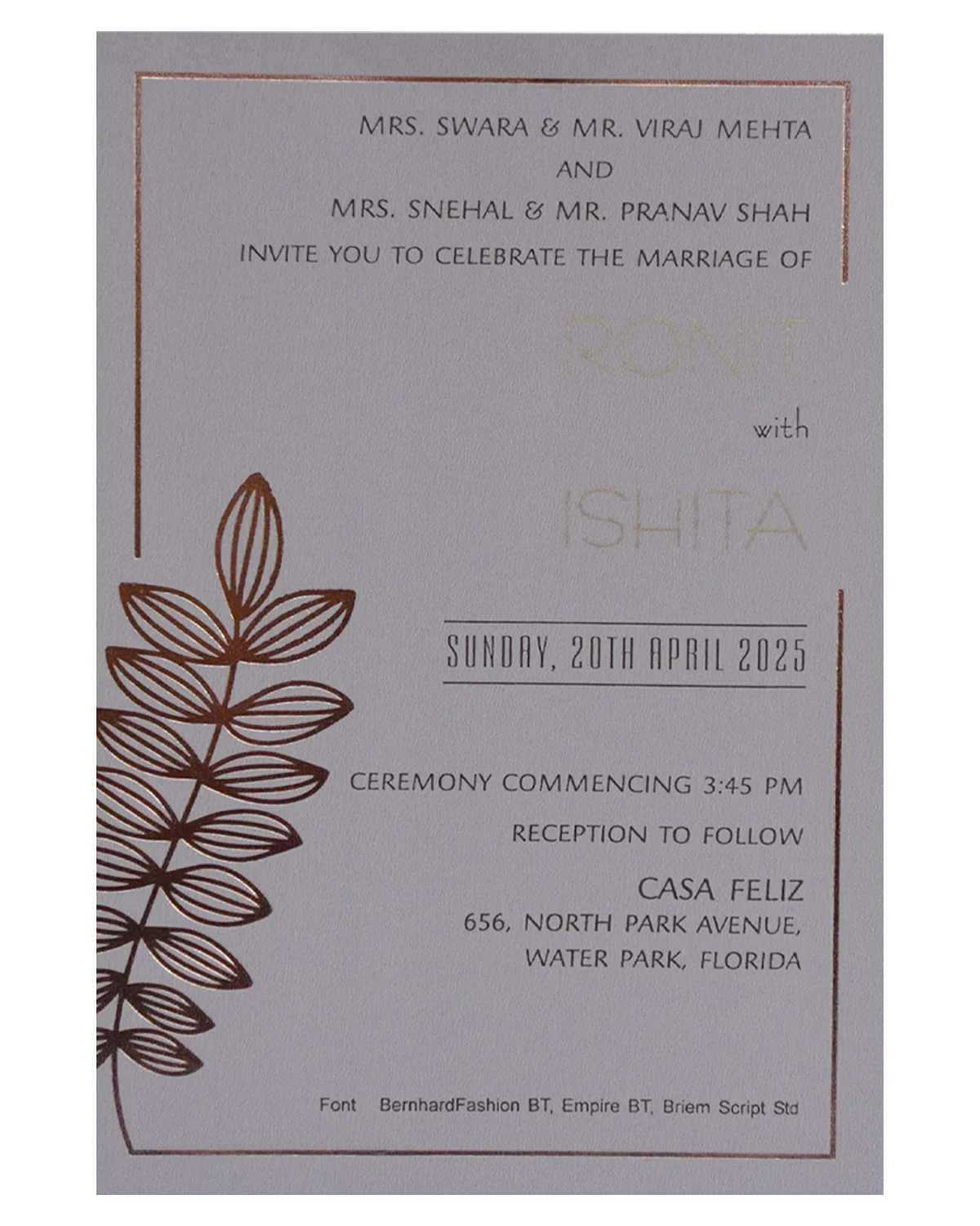 Faded Violet Single Card-KRCS7213 - Image 2