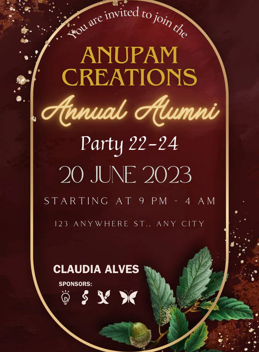 Festive Red Alumni-AAALM011 - Image 2