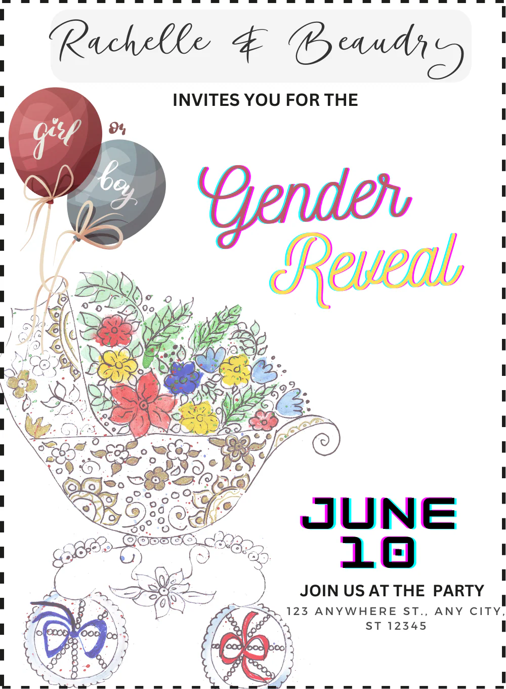 Floral Cradle Gender Reveal-AAGRI004