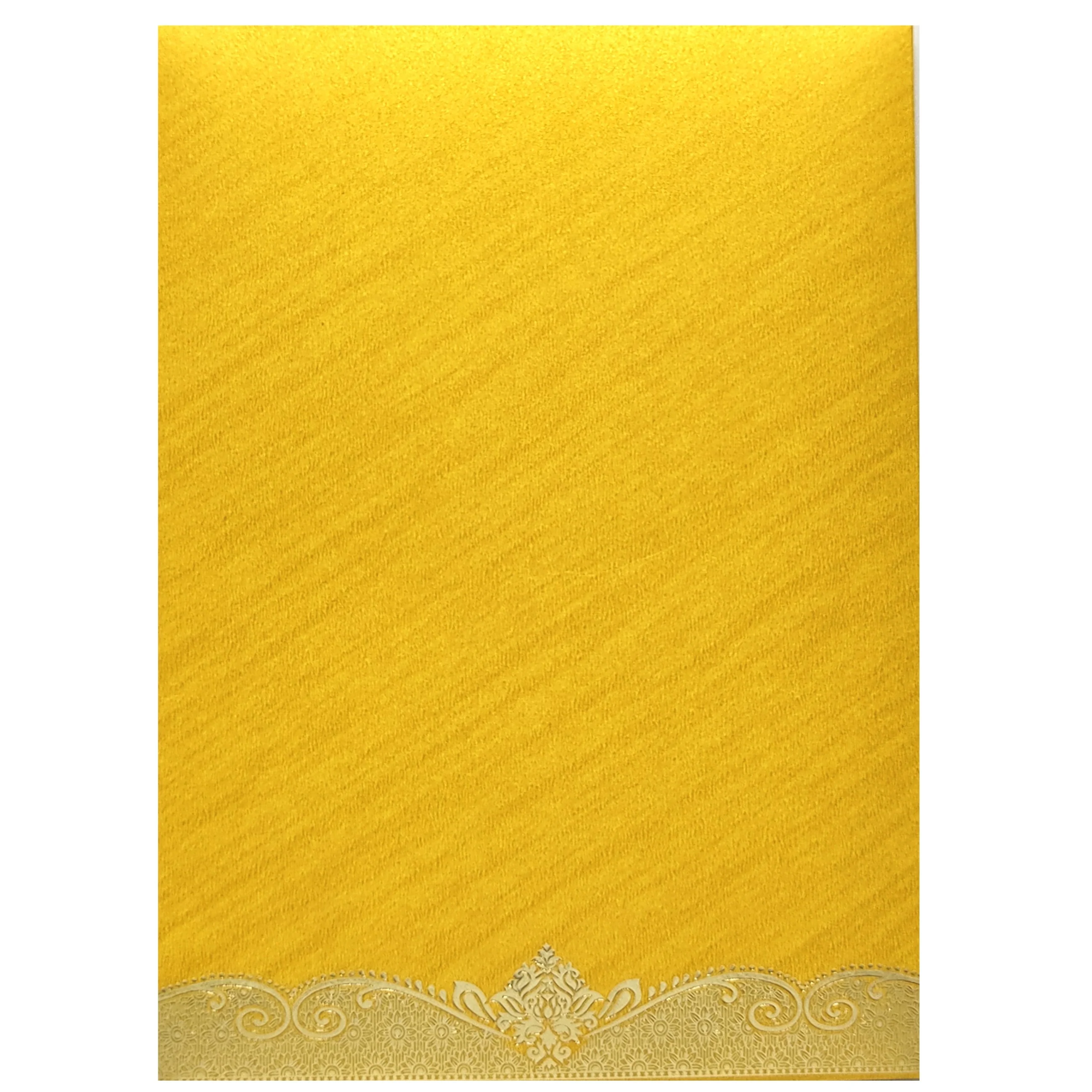 Gold Wedding Invitation Card-KNCM24GG - Image 4