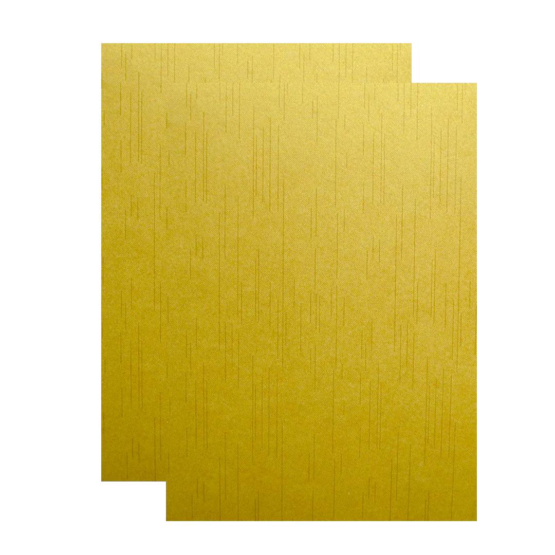 Gold Shiny Door Style Wedding Card-KNKR040G - Image 5
