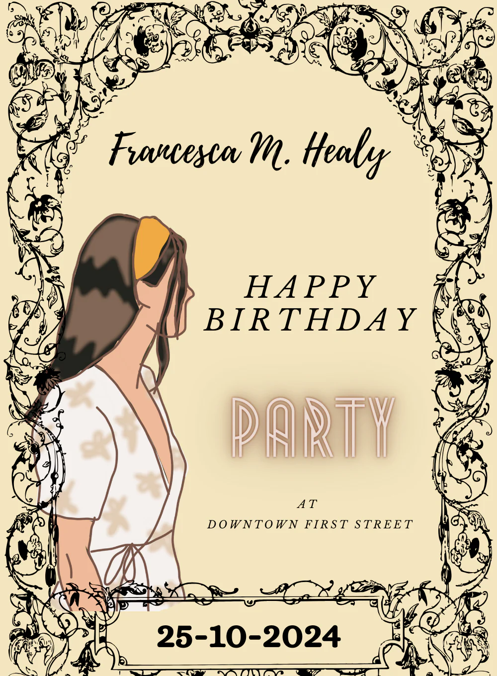 Golden Glow Birthday cards for her-AABCS005