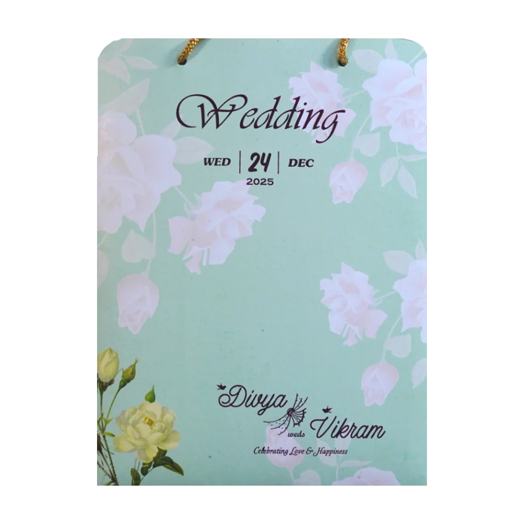 Green Classic Pastel Multicolour Floral Offset Print Design-KNCA206G - Image 4