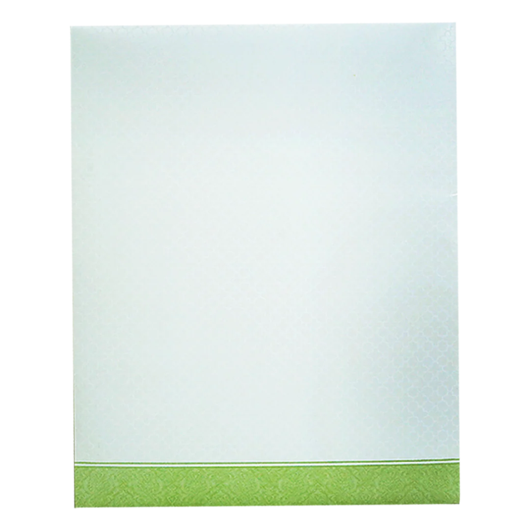 Green and White God Inspired Wedding Card-KNK7079G - Image 4