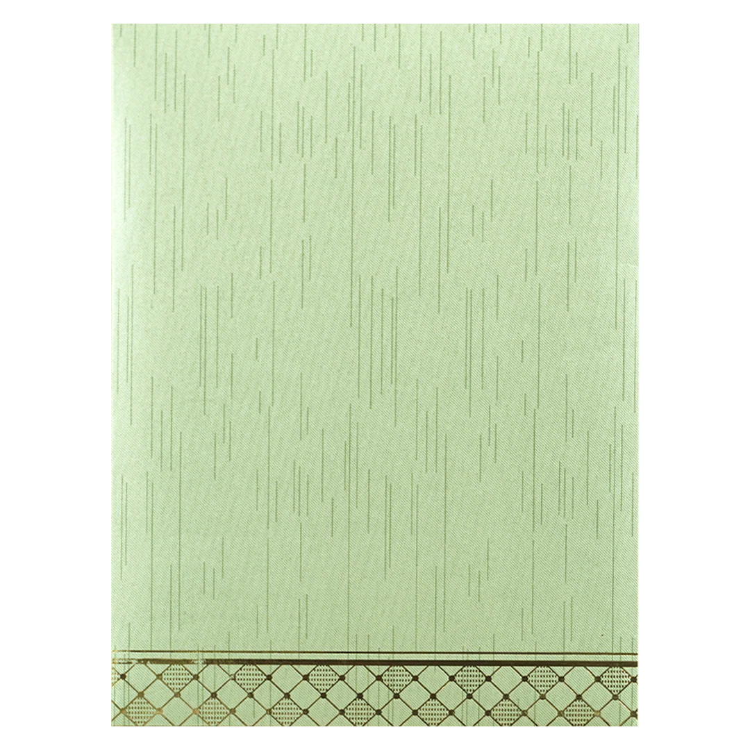 Green Door Style Floral Wedding Card-KNKR040GN - Image 4