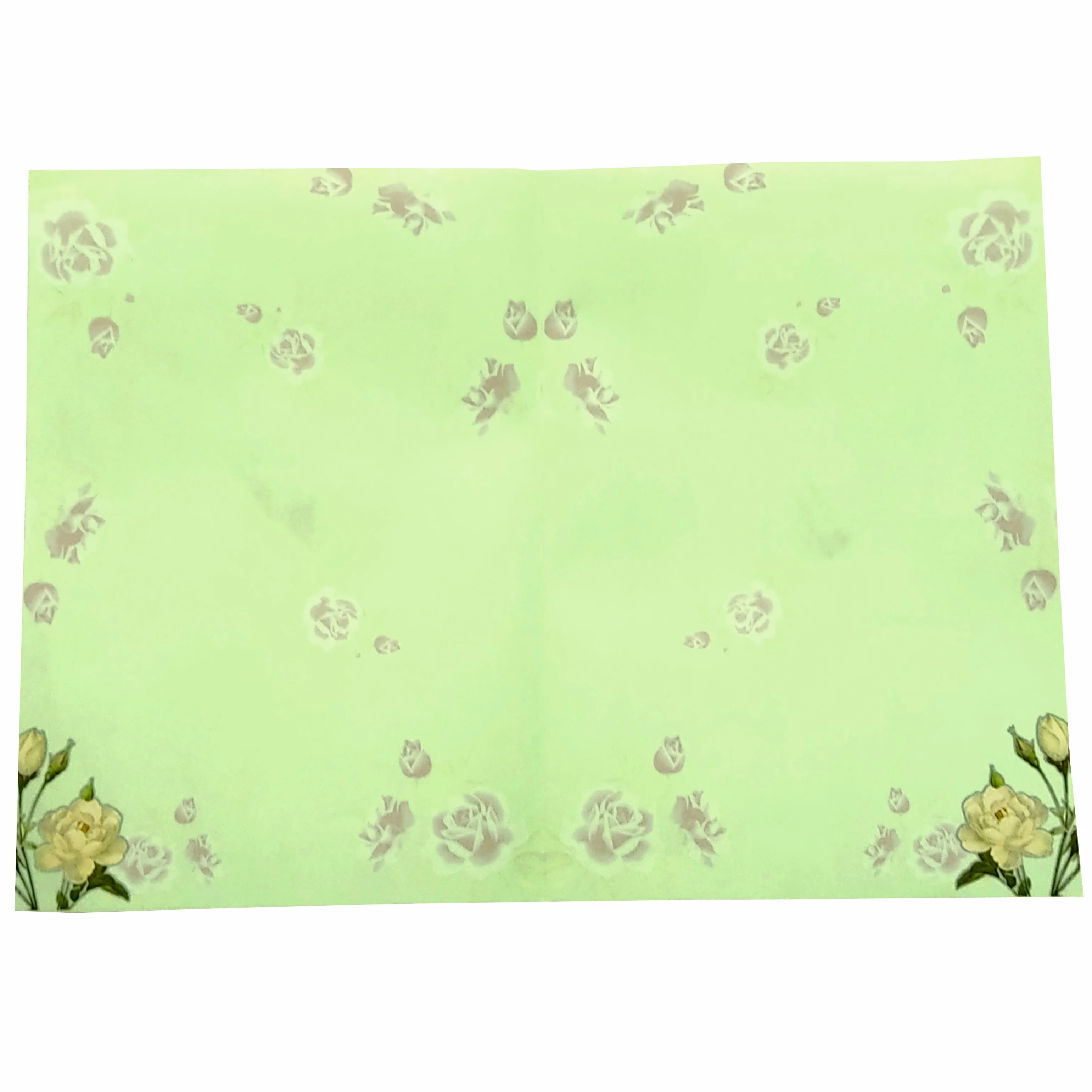 Green Rose Floral Wedding Card-KNPP682G - Image 5