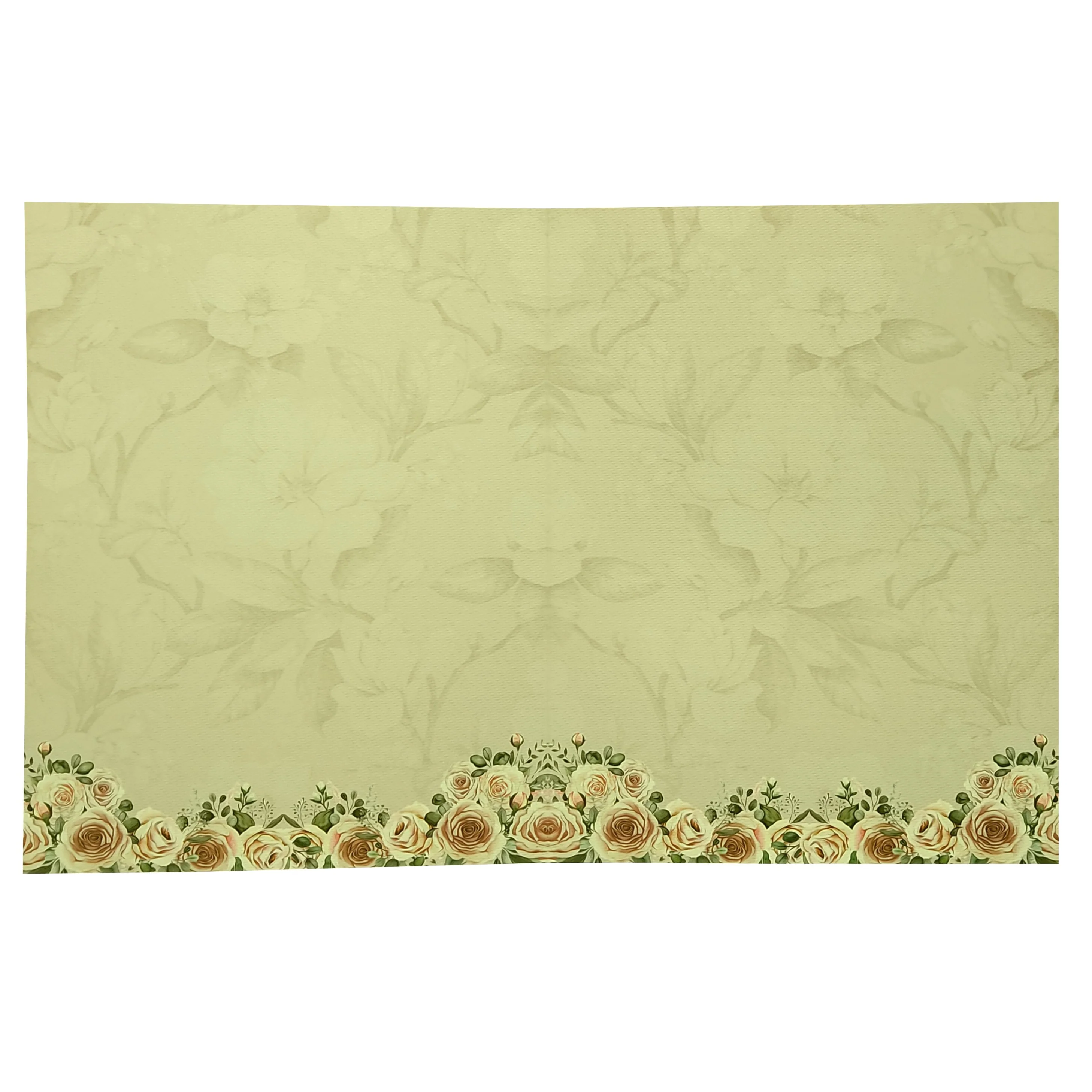 Green Royal Peacock Invitation Card-KNKN6303 - Image 5