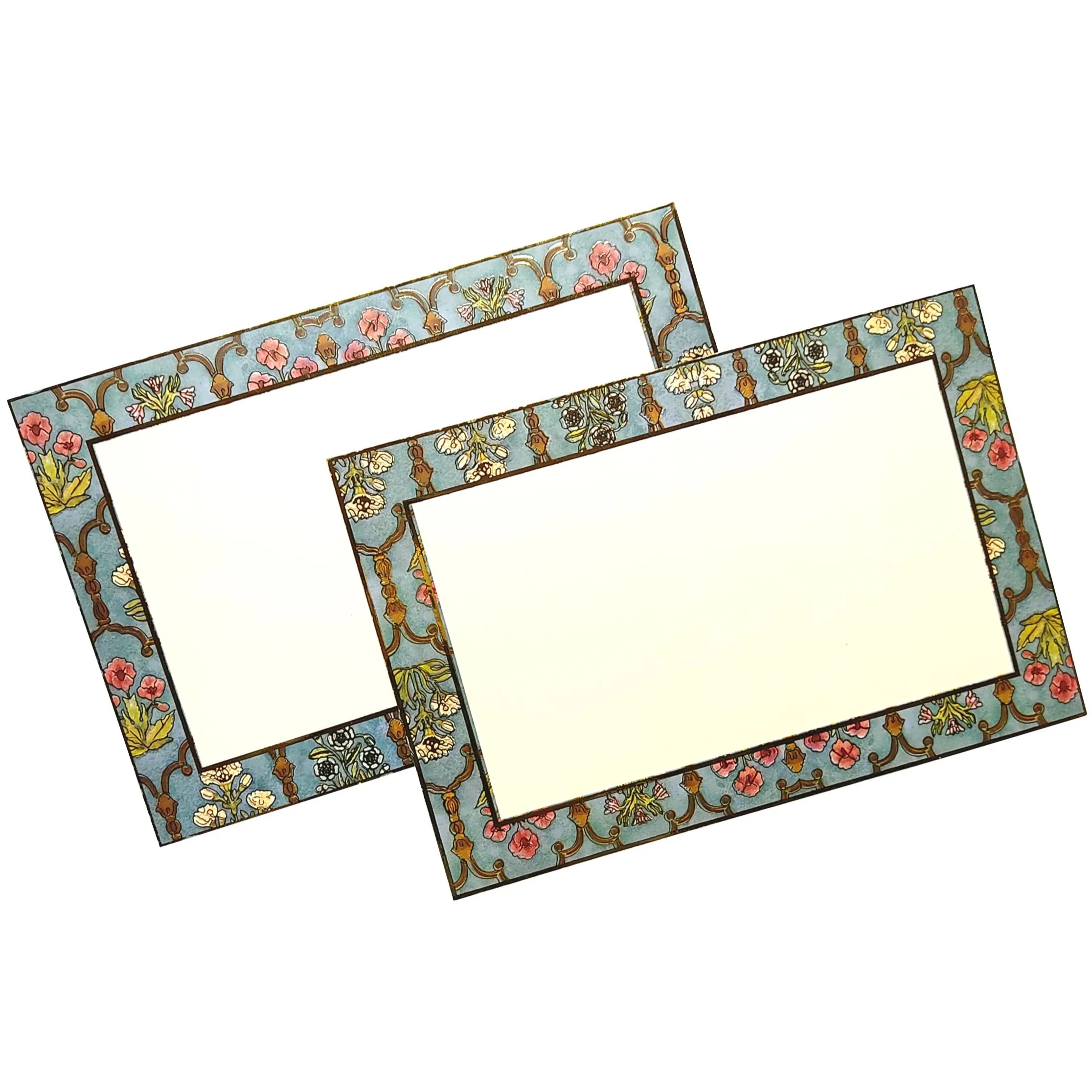 Green Floral Modern Box Invitation-KBX0304 - Image 4