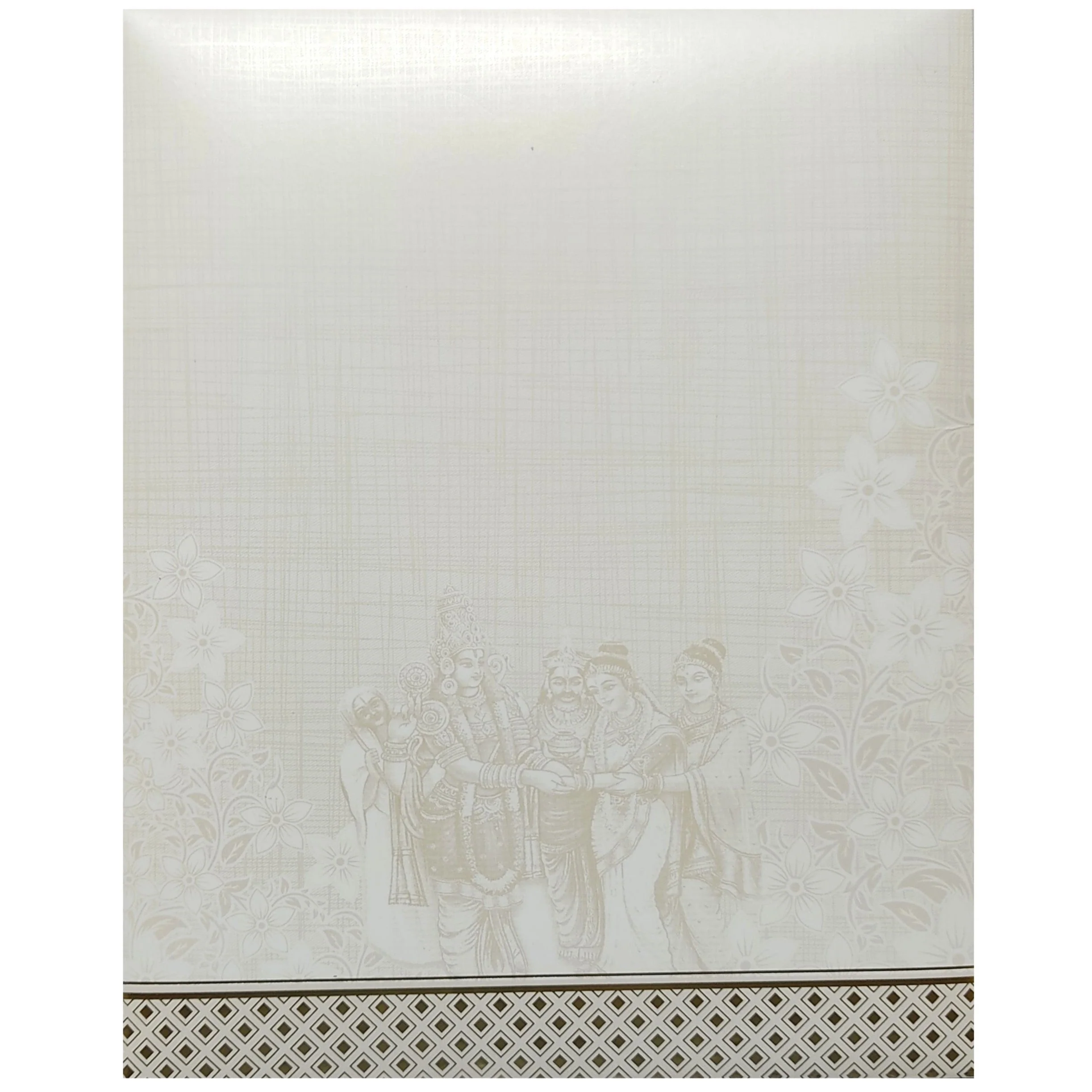 White Balaji Padmavathi  Invitation Card-KNJS2063 - Image 4